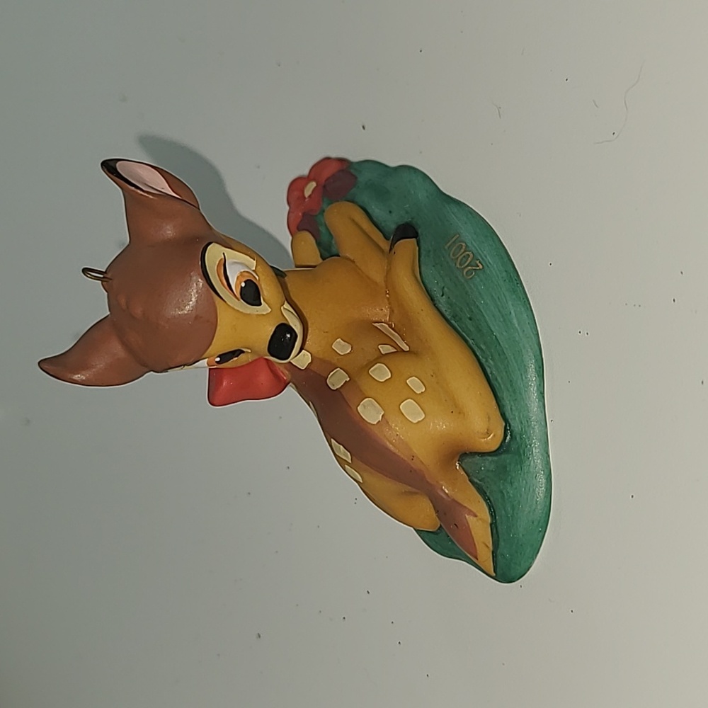 Vintage Disney Bambi Groiler porcelain Ornament